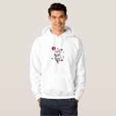 Drachensgeist stirbt nie hoodie (Vorne ganz)