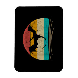 Drachenshirt Retro Vintage Drache Mythisches Wesen Magnet