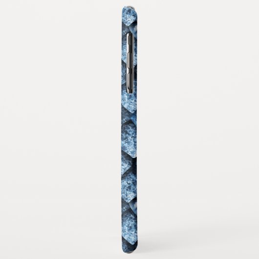 Drachenskala / Blausteine Case-Mate iPhone Hülle (Hinten/Links)