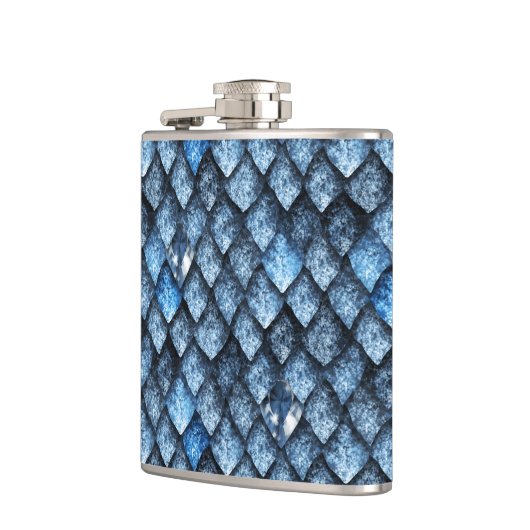 Drachenskala / Blausteine Flachmann (Links)