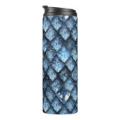 Drachenskala / Blausteine Thermosbecher (Nach rechts gedreht)