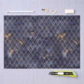 Drachenskala für Glitzern der Marine und Gold Seidenpapier (Handwerk)