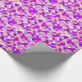 "Drachenskales" - lila. Geschenkpapier (Ecke)