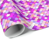"Drachenskales" - lila. Geschenkpapier (Rolleneckpunkt)