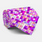 "Drachenskales" - lila. Krawatte (Gerollt)