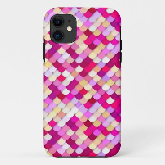 "Drachenskales" - Magenta, Rosa und Gold Case-Mate iPhone Hülle (Rückseite)