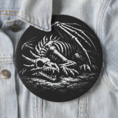 Drachenskelett — von BurnsInHell Button (Beispiel)