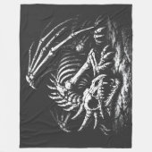 Drachenskelett — von BurnsInHell Fleecedecke (Vorderseite)