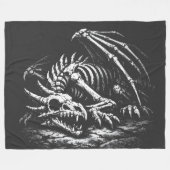 Drachenskelett — von BurnsInHell Fleecedecke (Vorderseite (Horizontal))