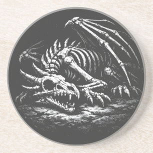 Drachenskelett — von BurnsInHell Getränkeuntersetzer