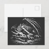 Drachenskelett — von BurnsInHell Postkarte (Vorne/Hinten)