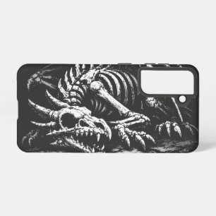 Drachenskelett — von BurnsInHell Samsung Galaxy Hülle