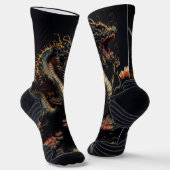 Drachensocken Socken (Gewinkelt)