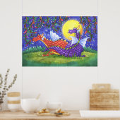 Drachenspiel Poster (Küche)