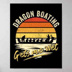 Drachensport Macht Mich Nass - Lustige Drachenschi Poster