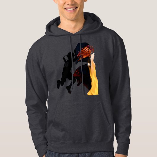 Drachensprung-Silhouette Hoodie (Vorderseite)