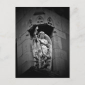 Drachenstatue Angel Postkarte (Vorderseite)