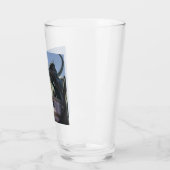 Drachenstatue zum Feueratmen Glas (Links)
