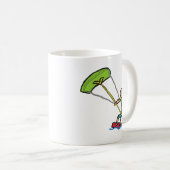 Drachensurfen Kaffeetasse (VorderseiteRechts)