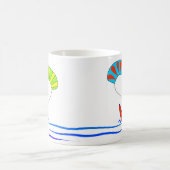 Drachensurfen Kaffeetasse (Mittel)
