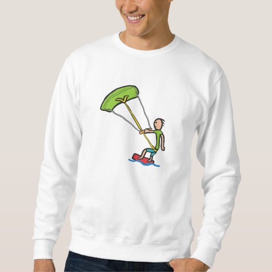 Drachensurfen Sweatshirt (Vorderseite)