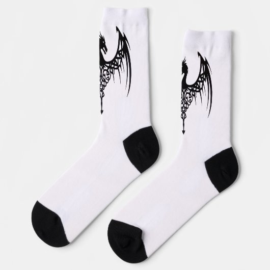 Drachensymbol-Socken Socken (Linkes Detail)