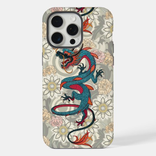 Drachentattoo hell iPhone hülle (Rückseite)