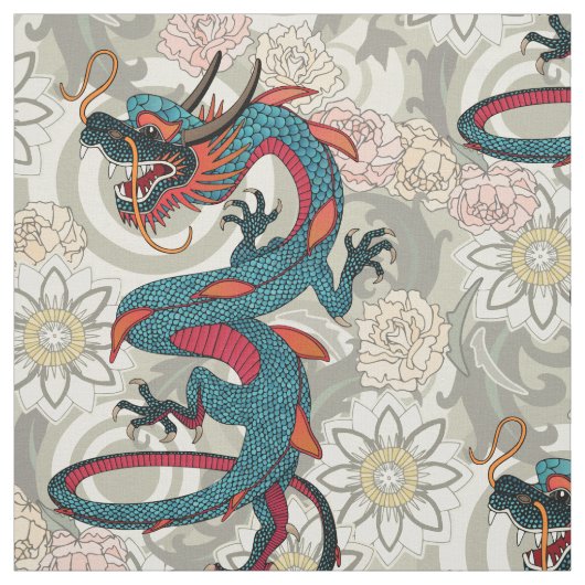 Drachentattoo hell stoff (Muster)