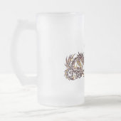 Drachentöter-Bierglas Mattglas Bierglas (Links)