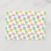 Drachenträume stummen - Babydusche Begleitkarte (Rückseite)