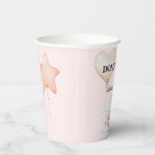 Drachenträume stummen - Babydusche Pappbecher (Rechts)