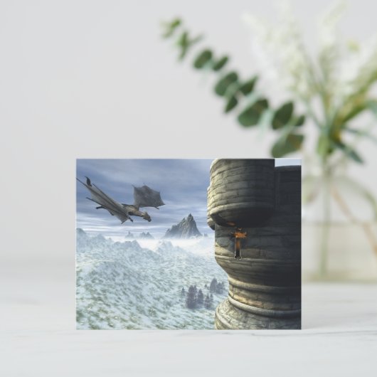 Drachenturm Postkarte (Stehend Vorderseite)