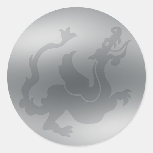 DrachenUmschlag Aufkleber (Vorderseite)