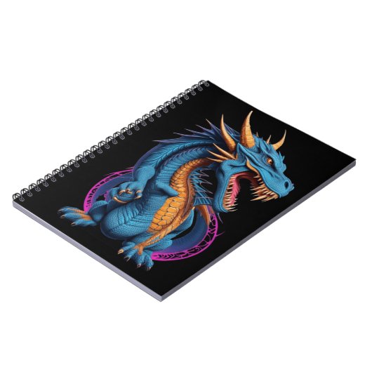 Drachenvektor Notizblock (Linke Seite)