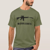 Drachenverteidigung | "#BlackRiflesMatter" T-Shirt (Vorderseite)