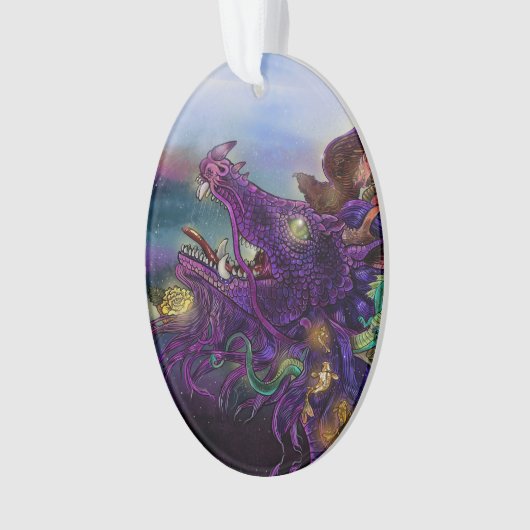 Drachenverzauberung Ornament (Vorderseite)