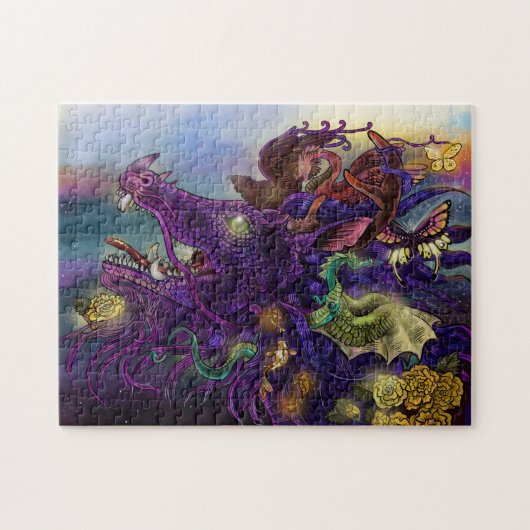 Drachenverzauberung Puzzle (Horizontal)