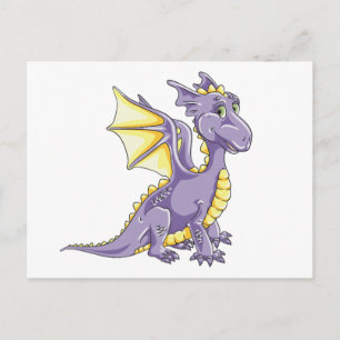 Drachenviolett Postkarte