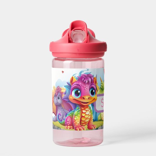 Drachenwasser: Wo Magie Hydratation trifft! Trinkflasche (Vorne)