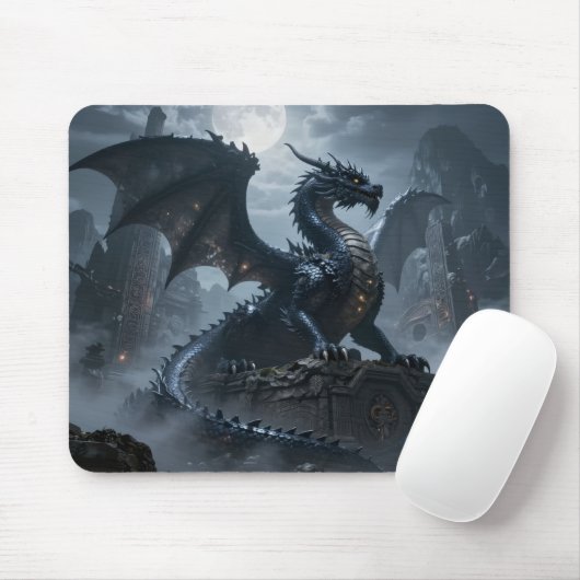 Drachenwelt – Das Reich aus Feuer und Magie Mousepad (Mit Mouse)