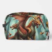 🔥 Drachenwelt – Das Reich der Lüfte und Flammen Waschbeutel (Vorderseite)