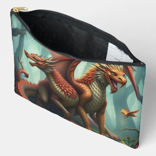 🔥 Drachenwelt – Das Reich der Lüfte und Flammen Zubehörtasche (Offen)