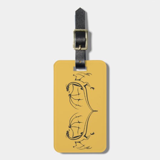 Drachenwelt Gepäckanhänger (Vorderseite vertikal)