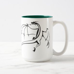Drachenwelt Zweifarbige Tasse