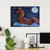 Drachenwolke Poster (Heimbüro)