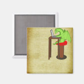 Drachenwörter Magnet (Vorderseite/Rückseite)