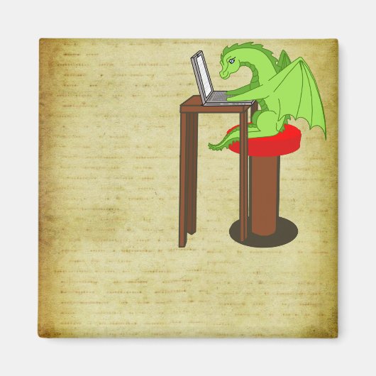 Drachenwörter Magnet (Vorne)