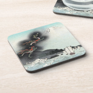 Drachenzorns Seeschlacht um den Fuji, Japan Getränkeuntersetzer