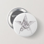DrachePentagram Button (Vorne & Hinten)