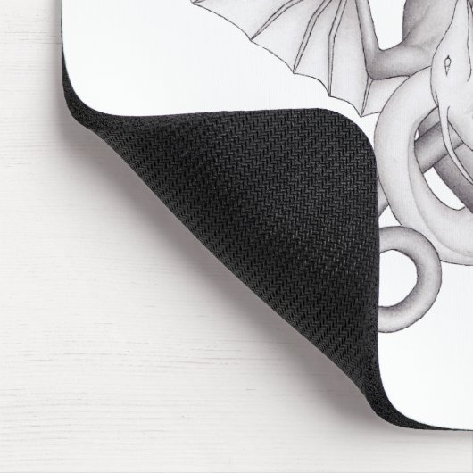 DrachePentagram Mousepad (Ecke)